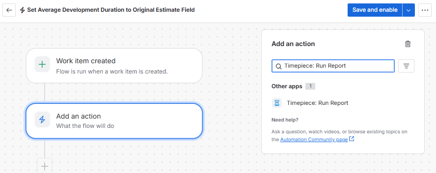 In Progress to Resolved Automation-Add Timepiece.png